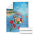 Monaco Christmas Blanket Swimming Santa Claus - Wonder Print Shop