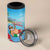 Monaco Christmas 4 in 1 Can Cooler Tumbler Swimming Santa Claus - Wonder Print Shop