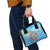 Monaco Christmas Shoulder Handbag Swimming Santa Claus - Wonder Print Shop