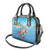 Monaco Christmas Shoulder Handbag Swimming Santa Claus - Wonder Print Shop