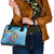 Monaco Christmas Shoulder Handbag Swimming Santa Claus - Wonder Print Shop