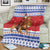 Armenia Christmas Blanket Santa Riding Lion - Wonder Print Shop