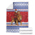 Armenia Christmas Blanket Santa Riding Lion - Wonder Print Shop
