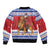 Armenia Christmas Bomber Jacket Santa Riding Lion - Wonder Print Shop