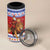 Armenia Christmas 4 in 1 Can Cooler Tumbler Santa Riding Lion - Wonder Print Shop