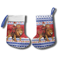Armenia Christmas Stocking Santa Riding Lion - Wonder Print Shop