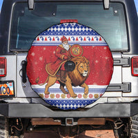 Armenia Christmas Spare Tire Cover Santa Riding Lion - Wonder Print Shop
