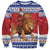 Armenia Christmas Sweatshirt Santa Riding Lion - Wonder Print Shop