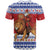 Armenia Christmas T Shirt Santa Riding Lion - Wonder Print Shop