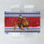 Armenia Christmas Tablecloth Santa Riding Lion - Wonder Print Shop