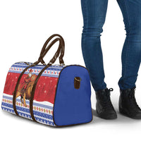 Armenia Christmas Travel Bag Santa Riding Lion - Wonder Print Shop