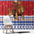 Armenia Christmas Window Curtain Santa Riding Lion - Wonder Print Shop