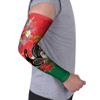 Portugal Christmas Arm Sleeves Rooster of Barcelos Christmas Lightning Art - Wonder Print Shop