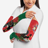 Portugal Christmas Arm Sleeves Rooster of Barcelos Christmas Lightning Art - Wonder Print Shop