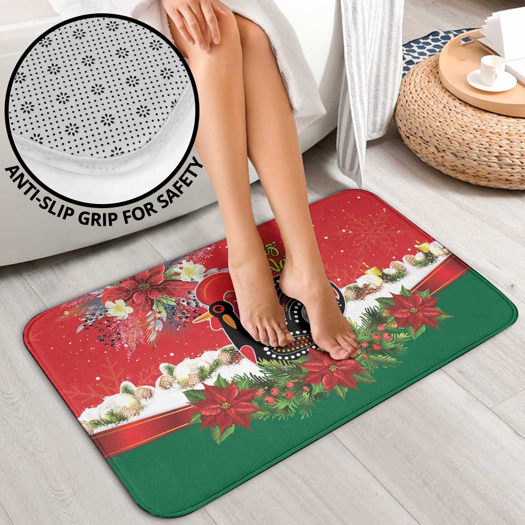 Portugal Christmas Bathroom Set Rooster of Barcelos Christmas Lightning Art - Wonder Print Shop
