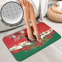 Portugal Christmas Bathroom Set Rooster of Barcelos Christmas Lightning Art - Wonder Print Shop