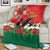 Portugal Christmas Blanket Rooster of Barcelos Christmas Lightning Art - Wonder Print Shop