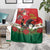 Portugal Christmas Blanket Rooster of Barcelos Christmas Lightning Art - Wonder Print Shop
