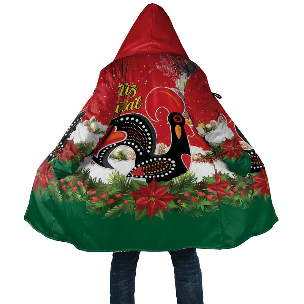 Portugal Christmas Cloak Rooster of Barcelos Christmas Lightning Art - Wonder Print Shop