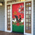 Portugal Christmas Door Cover Rooster of Barcelos Christmas Lightning Art - Wonder Print Shop