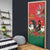 Portugal Christmas Door Cover Rooster of Barcelos Christmas Lightning Art - Wonder Print Shop