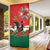 Portugal Christmas Door Cover Rooster of Barcelos Christmas Lightning Art - Wonder Print Shop