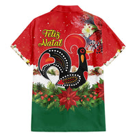 Portugal Christmas Family Matching Tank Maxi Dress and Hawaiian Shirt Rooster of Barcelos Christmas Lightning Art - Wonder Print Shop