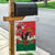 Portugal Christmas Garden Flag Rooster of Barcelos Christmas Lightning Art - Wonder Print Shop