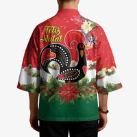 Portugal Christmas Kimono Rooster of Barcelos Christmas Lightning Art - Wonder Print Shop