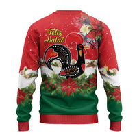 Portugal Christmas Ugly Christmas Sweater Rooster of Barcelos Christmas Lightning Art - Wonder Print Shop