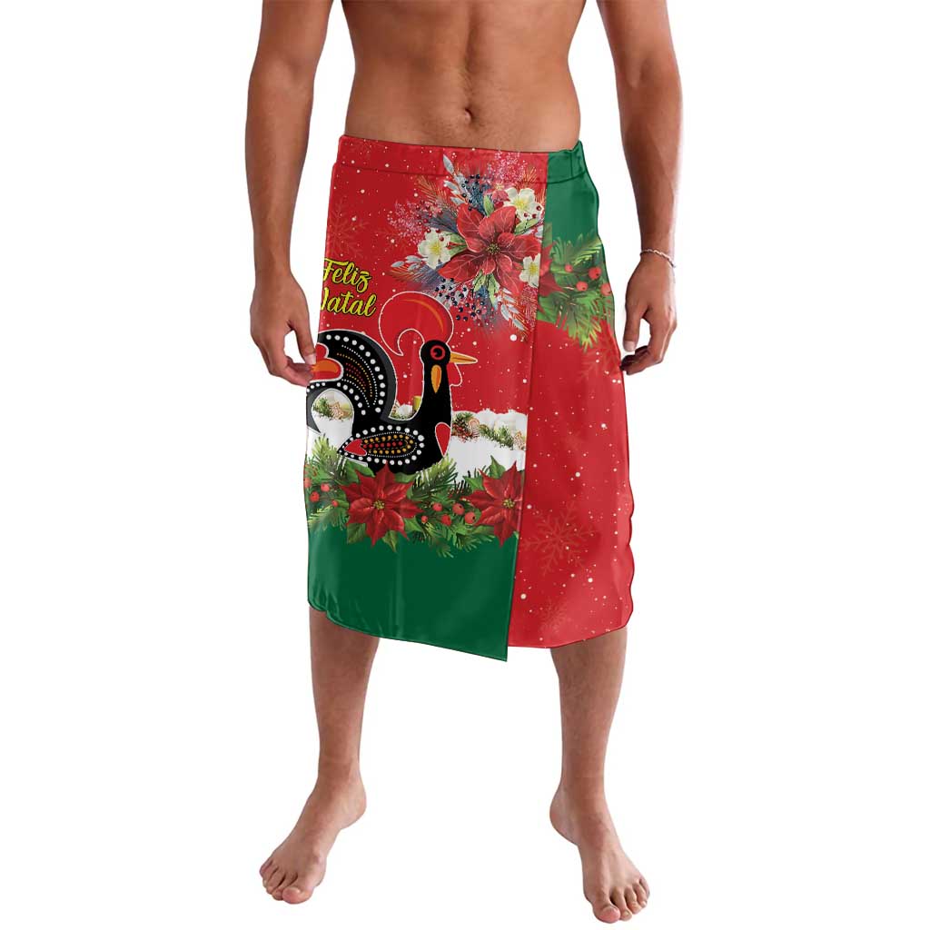 Portugal Christmas Lavalava Rooster of Barcelos Christmas Lightning Art - Wonder Print Shop