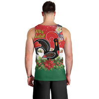 Portugal Christmas Men Tank Top Rooster of Barcelos Christmas Lightning Art - Wonder Print Shop