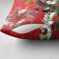Portugal Christmas Pillow Cover Rooster of Barcelos Christmas Lightning Art - Wonder Print Shop