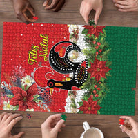 Portugal Christmas Puzzle Rooster of Barcelos Christmas Lightning Art - Wonder Print Shop