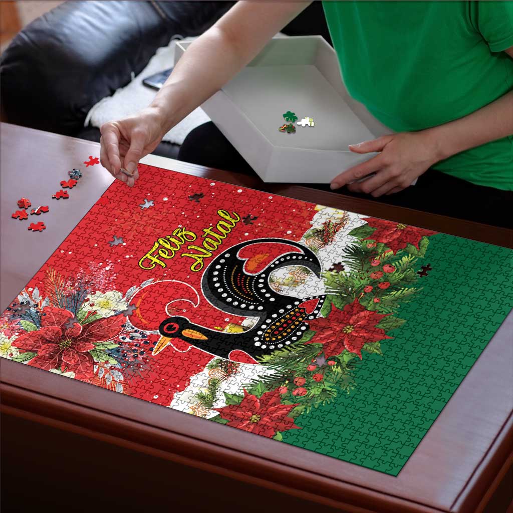 Portugal Christmas Puzzle Rooster of Barcelos Christmas Lightning Art - Wonder Print Shop