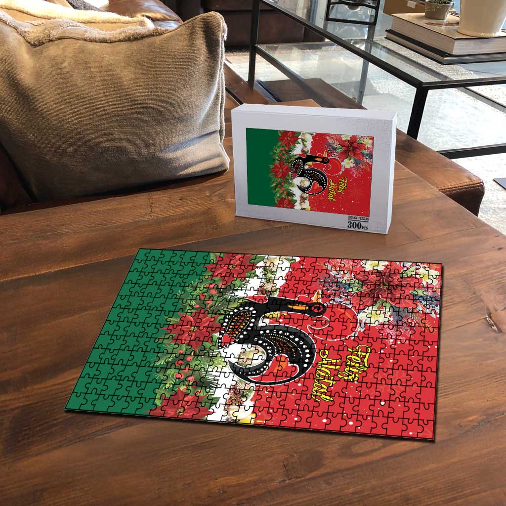 Portugal Christmas Puzzle Rooster of Barcelos Christmas Lightning Art - Wonder Print Shop