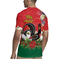 Portugal Christmas Rugby Jersey Rooster of Barcelos Christmas Lightning Art - Wonder Print Shop