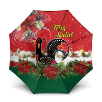 Portugal Christmas Umbrella Rooster of Barcelos Christmas Lightning Art - Wonder Print Shop
