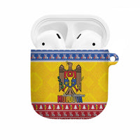 Moldova Christmas AirPods Case Coat Of Arms Craciun fericit - Wonder Print Shop