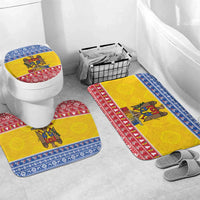 Moldova Christmas Bathroom Set Coat Of Arms Craciun fericit - Wonder Print Shop