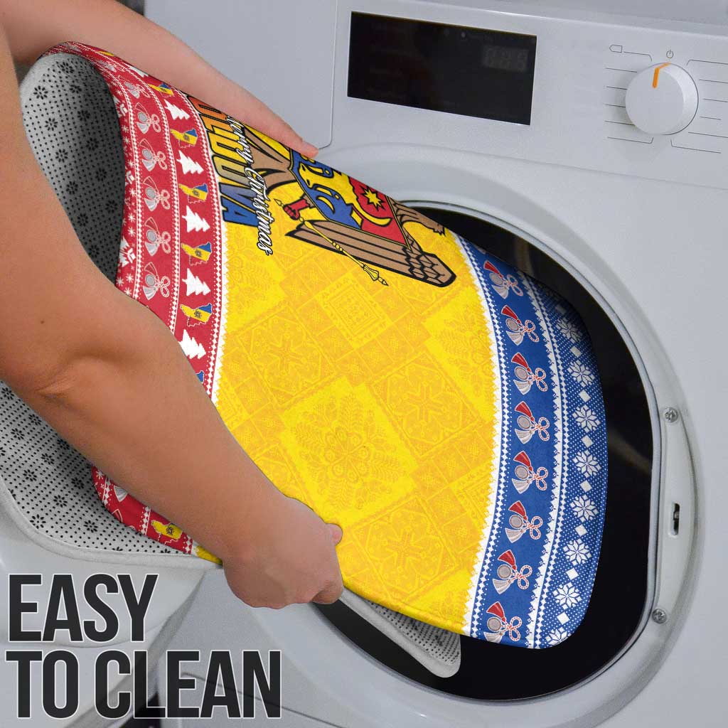 Moldova Christmas Bathroom Set Coat Of Arms Craciun fericit - Wonder Print Shop