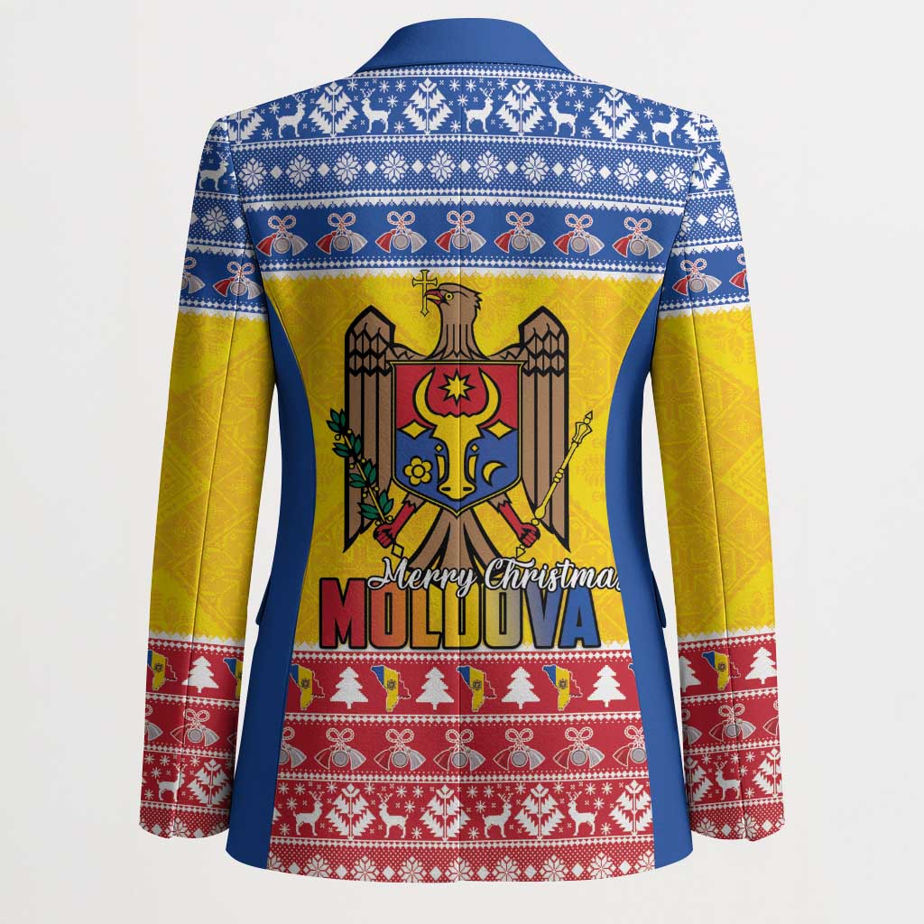 Moldova Christmas Blazer Coat Of Arms Craciun fericit - Wonder Print Shop