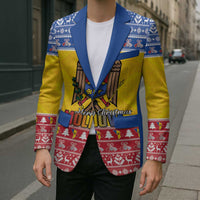 Moldova Christmas Blazer Coat Of Arms Craciun fericit - Wonder Print Shop