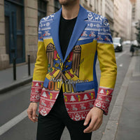 Moldova Christmas Blazer Coat Of Arms Craciun fericit - Wonder Print Shop