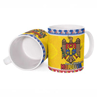Moldova Christmas Ceramic Mug Coat Of Arms Craciun fericit - Wonder Print Shop