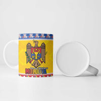 Moldova Christmas Ceramic Mug Coat Of Arms Craciun fericit - Wonder Print Shop