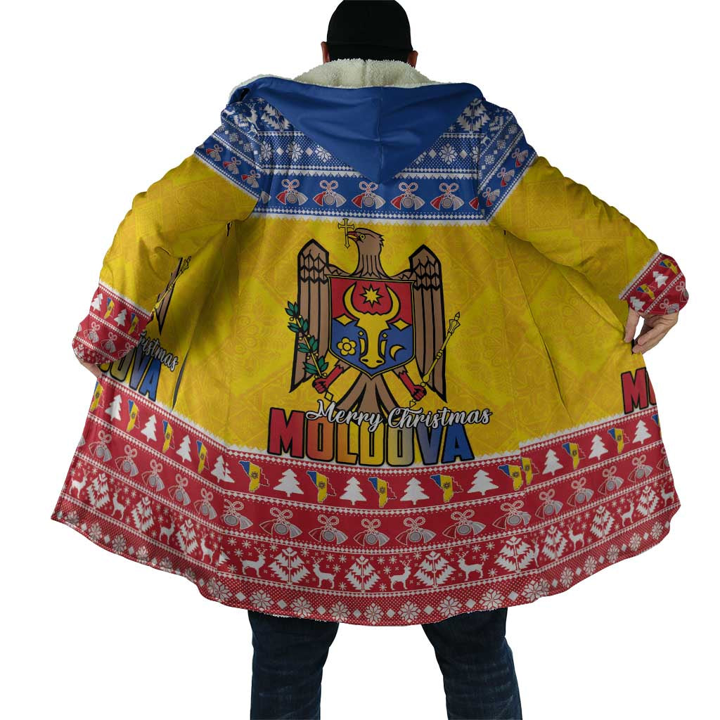 Moldova Christmas Cloak Coat Of Arms Craciun fericit - Wonder Print Shop