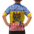 Moldova Christmas Kid Hawaiian Shirt Coat Of Arms Craciun fericit - Wonder Print Shop