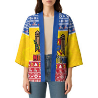 Moldova Christmas Kimono Coat Of Arms Craciun fericit - Wonder Print Shop