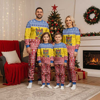Moldova Christmas Pajama Set Coat Of Arms Craciun fericit - Wonder Print Shop
